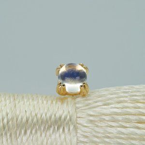3mm Cab Prong YG Rainbow Moonstone TL BVLA $266.00